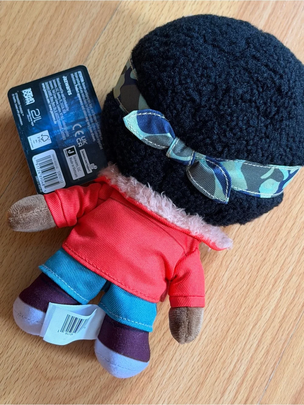Stranger Things Lucas Plush Doll - Brown with Red Jacket.